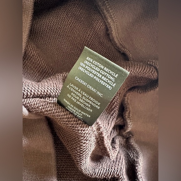 NEW ORAKI SZ Small French Terry Long Hoodie - Picture 4 of 4